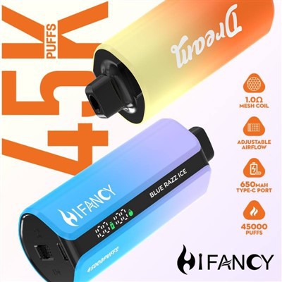 porównanie e-papierosów jednorazowych, Hifancy Dream 45000 vs Airmez Matrix Pro, XCOR Hawaii Pro, lineup vape urządzenia - Hifancy Dream 45000 Puffs Jednorazowy Vape - VapePL