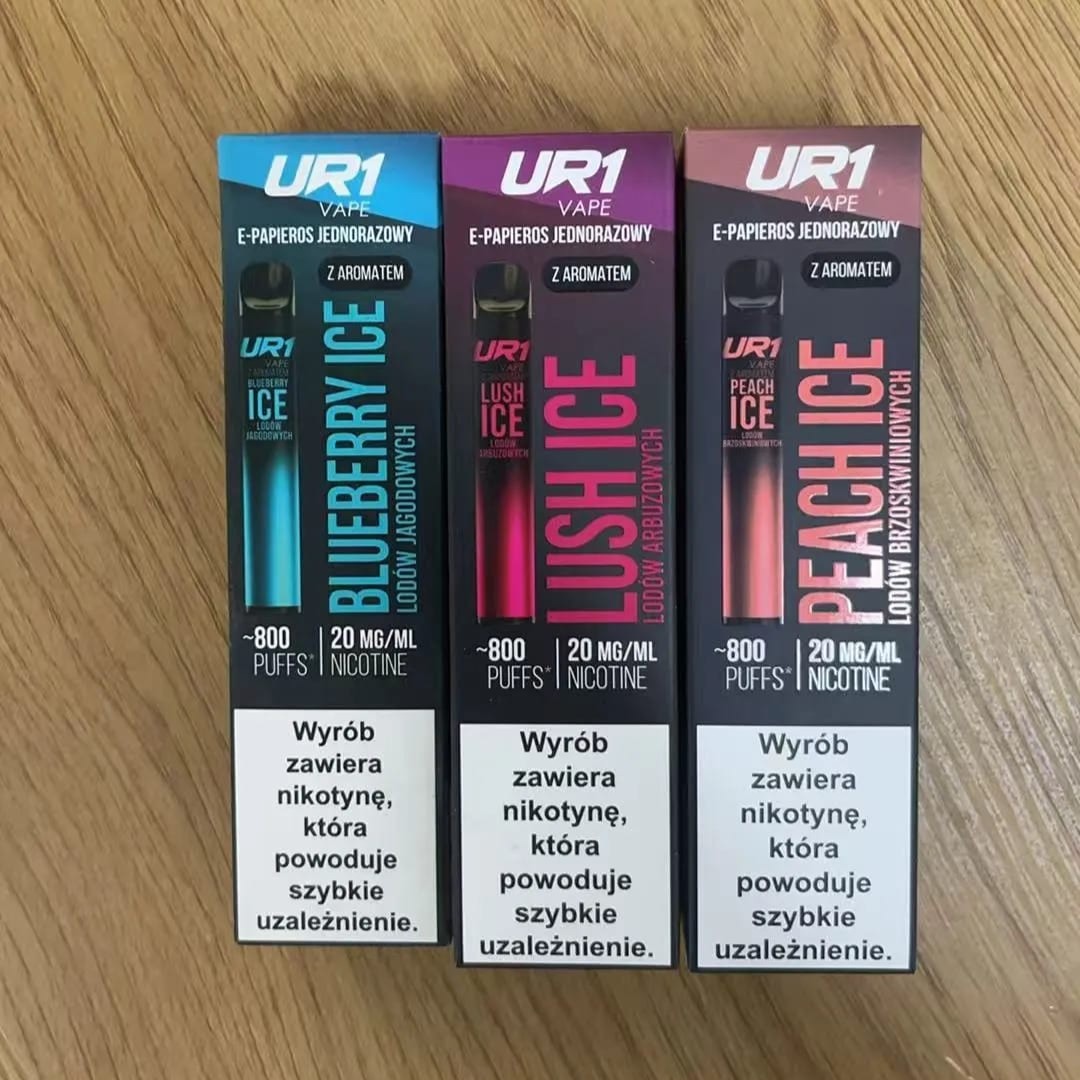 Ur1 Vape Watermelon owoc, e-papieros smak arbuza, świeży arbuz lato, vape wakacyjny smak - UR1 Vape 800 Puffs Jednorazowy Vape - Vapico Polska