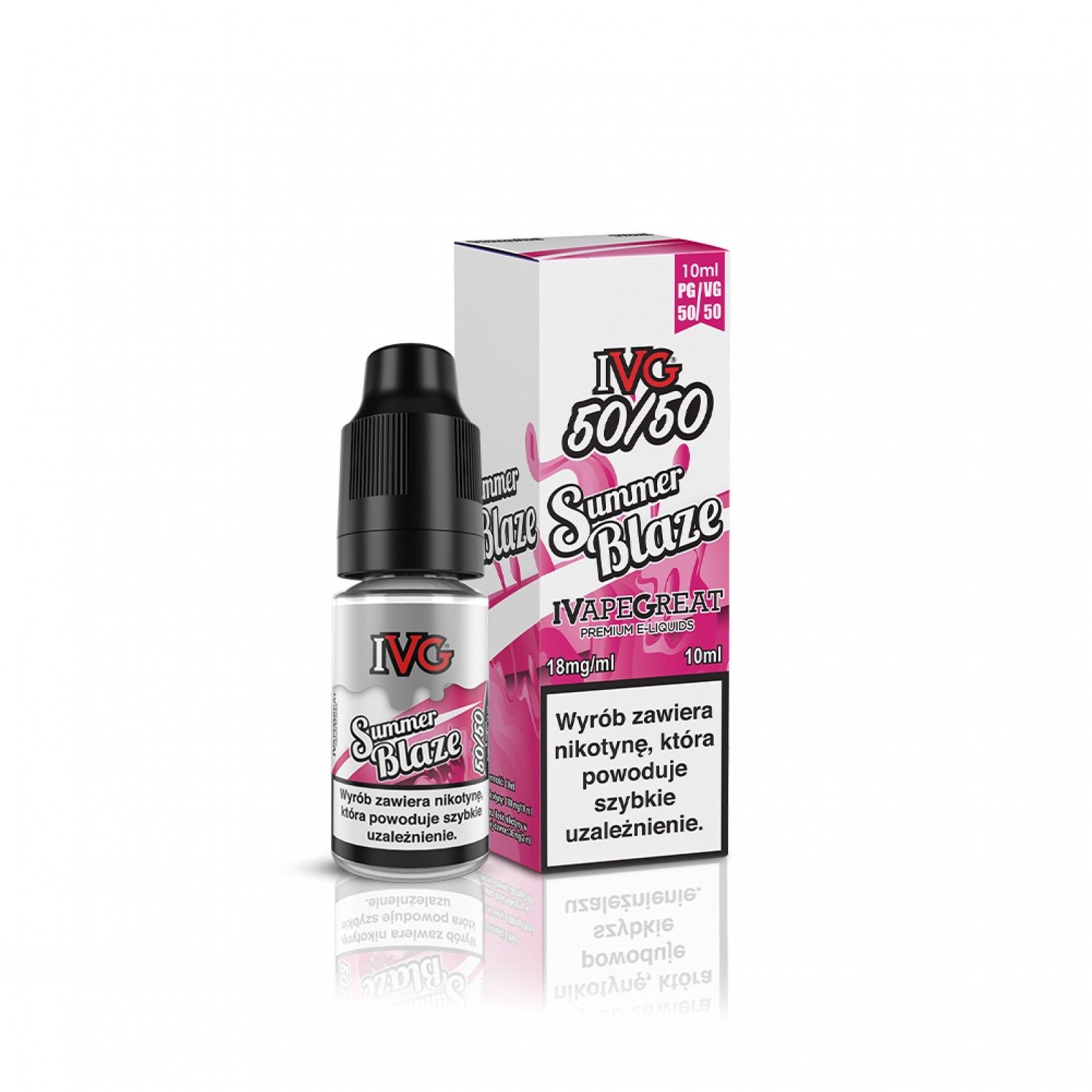 Summer Blaze smak e-papierosa, vape jagody cytrusy lód, orzeźwiający smak liquidu, letnia lemoniada vape - Liquid do e-papierosa IVG 50/50 Summer Blaze 10ml - e ...