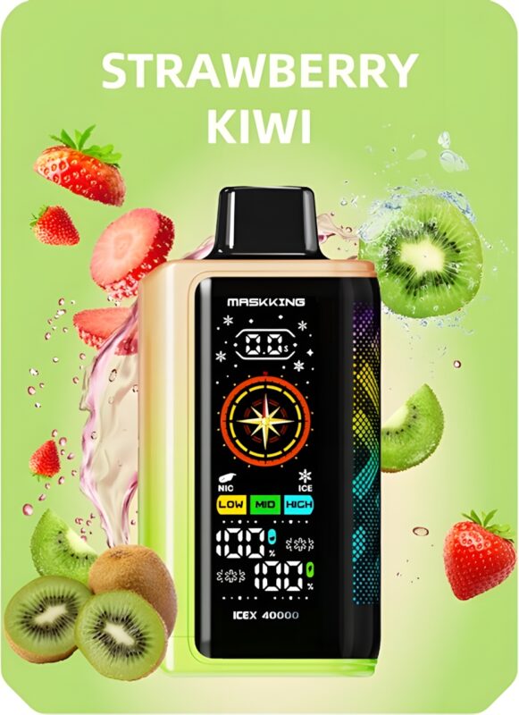 Maskking ICEX 40000 Puffs,e-papieros z chłodzeniem,najlepszy vape lodowy,Maskking cena,vape opłacalność