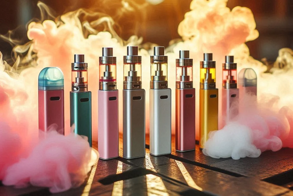 rozładowany e-papieros, frustracja vaping, migająca dioda vape, osoba niezadowolona z e-papierosa - Co to znaczy, gdy jednorazowy vape miga?