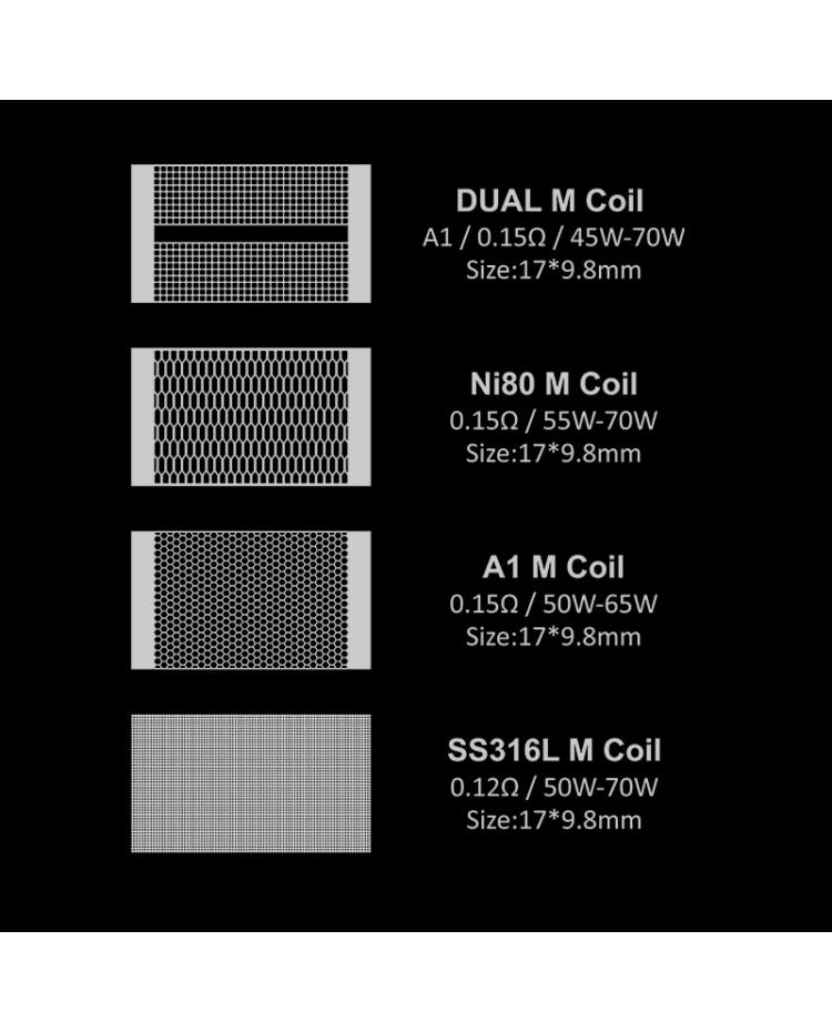 Mesh Coil 2.0 struktura, budowa grzałki siatkowej, powiększona powierzchnia parowania vape - Grzałka Vape Pen Mesh V2 - Liquider Store