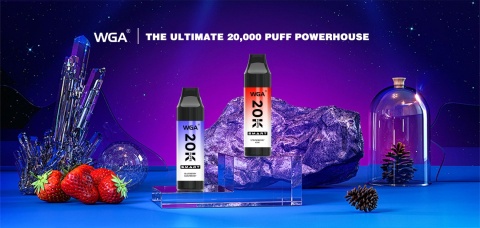 heavy hit vape, gęsta chmura e-papierosa, vaper intensywny buch, silne doznania z e-papierosa - WGA Smart 20 000 Buchów jednorazowy e-papieros o smaku ...