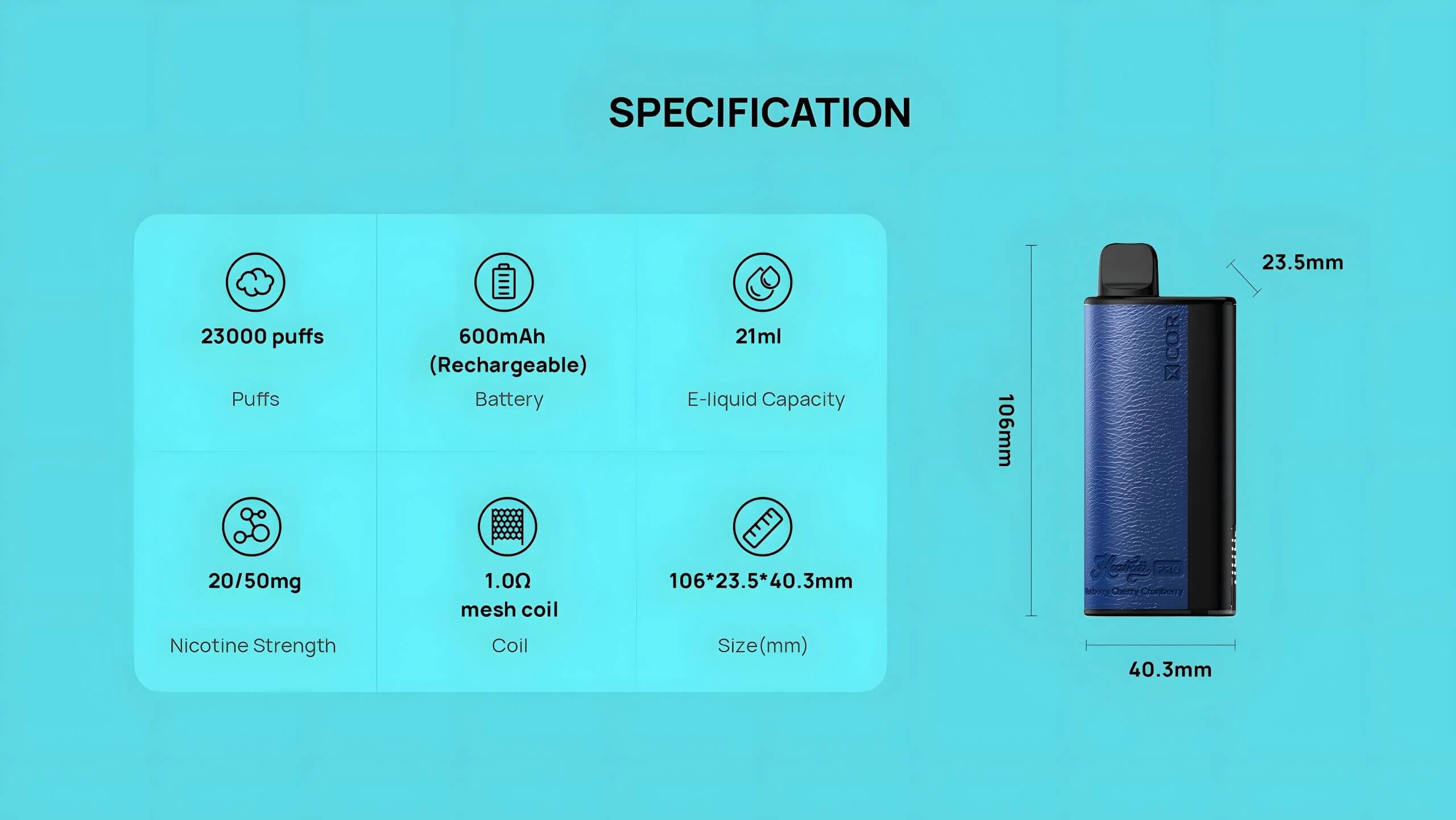 popularne smaki Xcor Hawaii Pro, wyprzedane smaki vape, ograniczona dostępność e-liquidów, poszukiwane smaki jednorazówek - Hawaii Xcor 12000 buchów o smaku Skittels - Sklep E-SMOKE