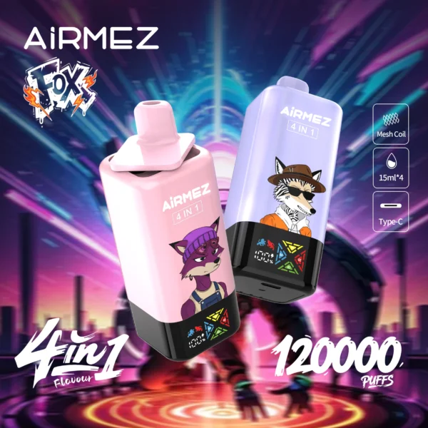 airmez fox 4in1 120000 puffs