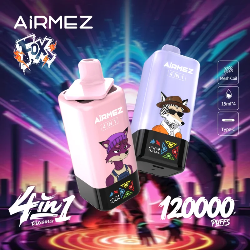 airmez fox 4in1 120000 puffs