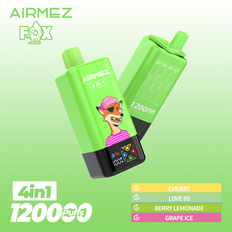airmez-fox-4in1-120k_cherry-love66-berry-lemonade-grape-ice