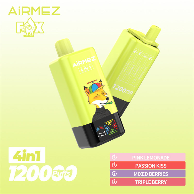 airmez-fox-4in1-120k_pink-lemonade-passion-kiss-mixed-berries-triple-berry