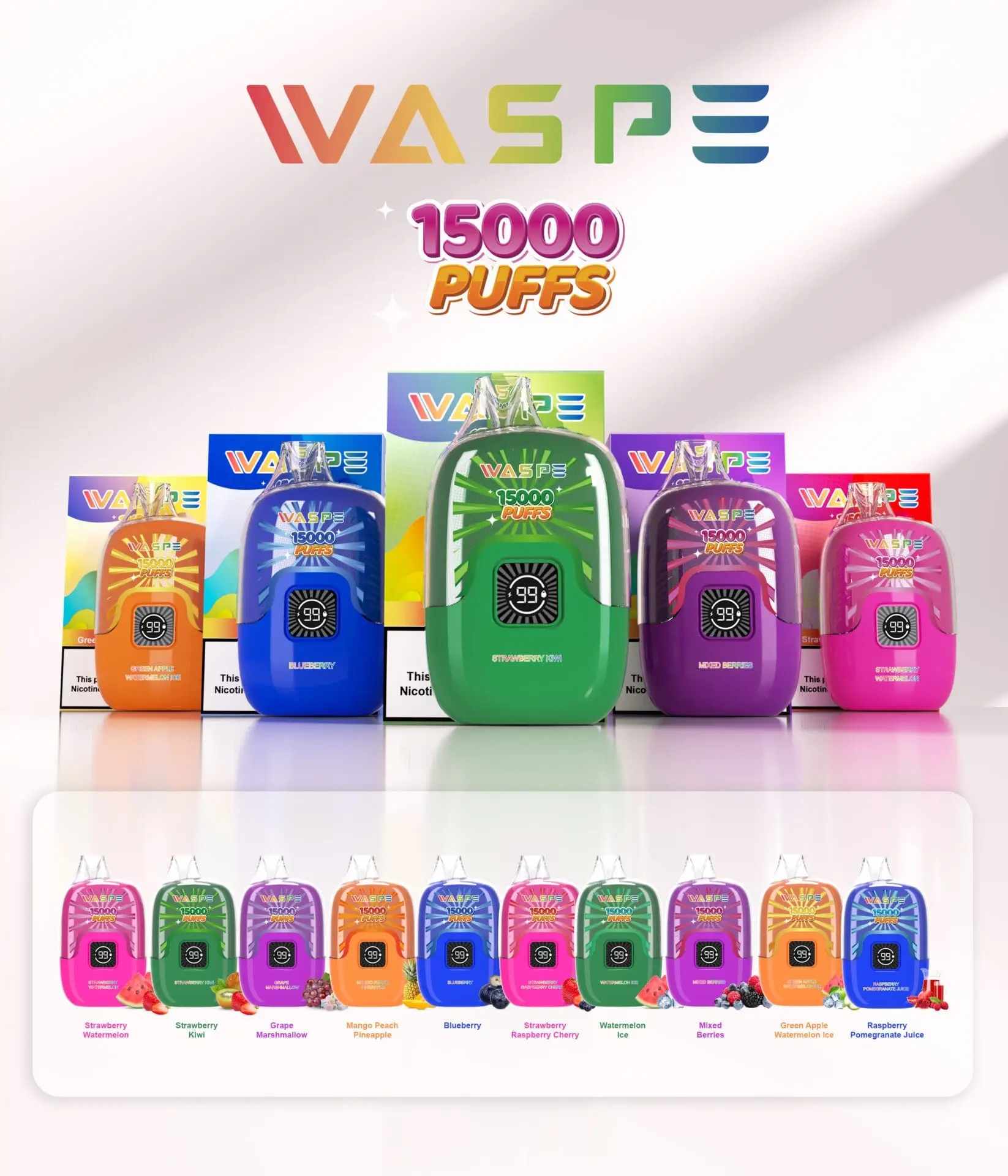 oszczędność 140 zł na wakacje, vape oszczędza na paliwo, kolacja z zaoszczędzonych pieniędzy - Waspe Digital Box 15000 Puffs | 0%-5% nikotyna, vape ...