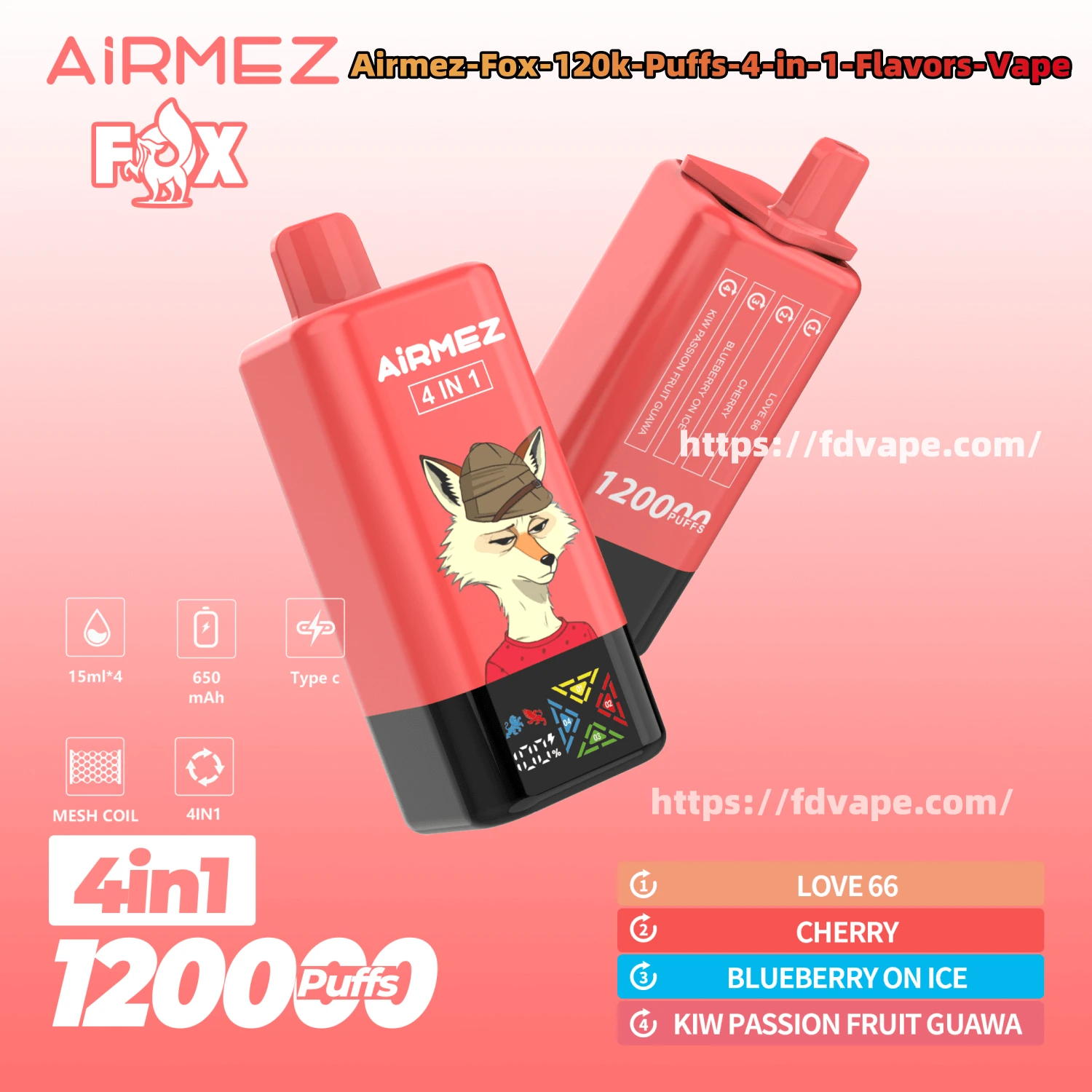 BMS oszczędność vape, efektywne zużycie liquidu, koszt wapowania jednorazówka, Airmez Fox ekonomia, tabela porównawcza vape - Airmez Fox 120000 120k Puffs 4 w 1 Smaki Jednorazowy Vape 0 ...