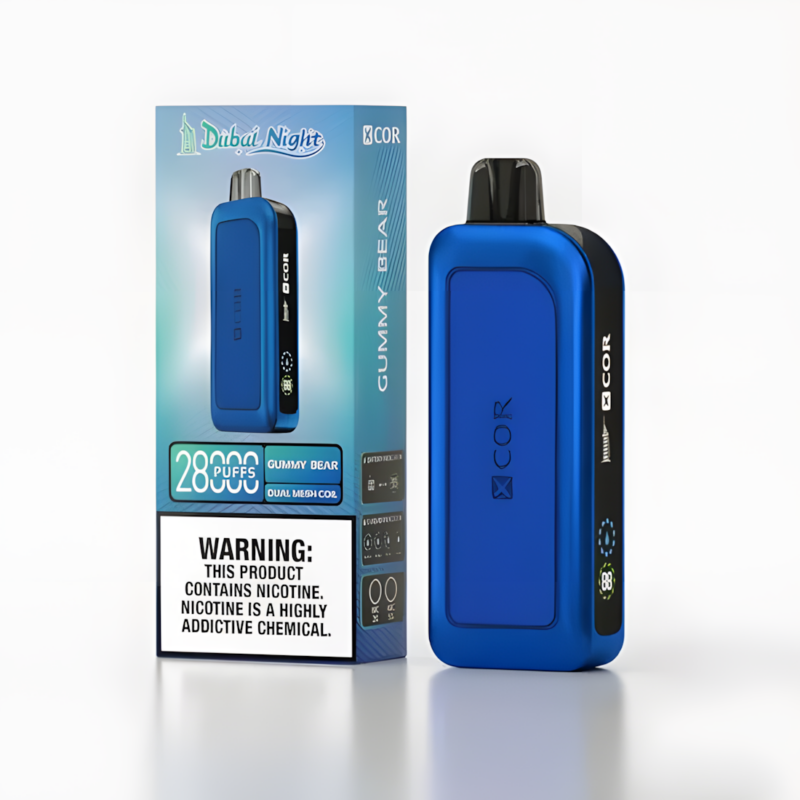 Xcor Dubai Night 28000,Strawberry Watermelon,e-papieros jednorazowy,vape 28000 buchów,oszczędności vape