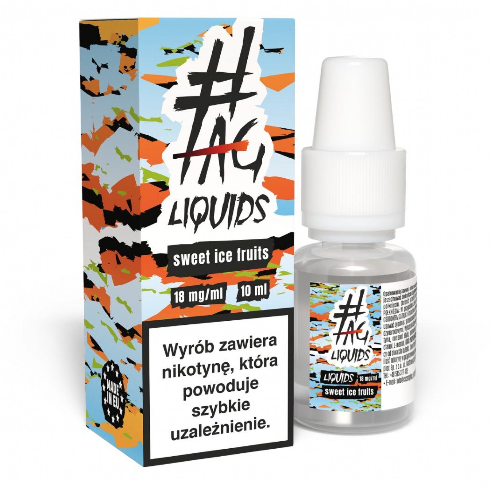 liquid vape owocowy ice, e-papierosy smaki słodkie chłodne, porównanie liquidów tropikalnych i mrożonych - Liquid do e-papierosa #Tag Classic Sweet Ice Fruits 10ml - e ...