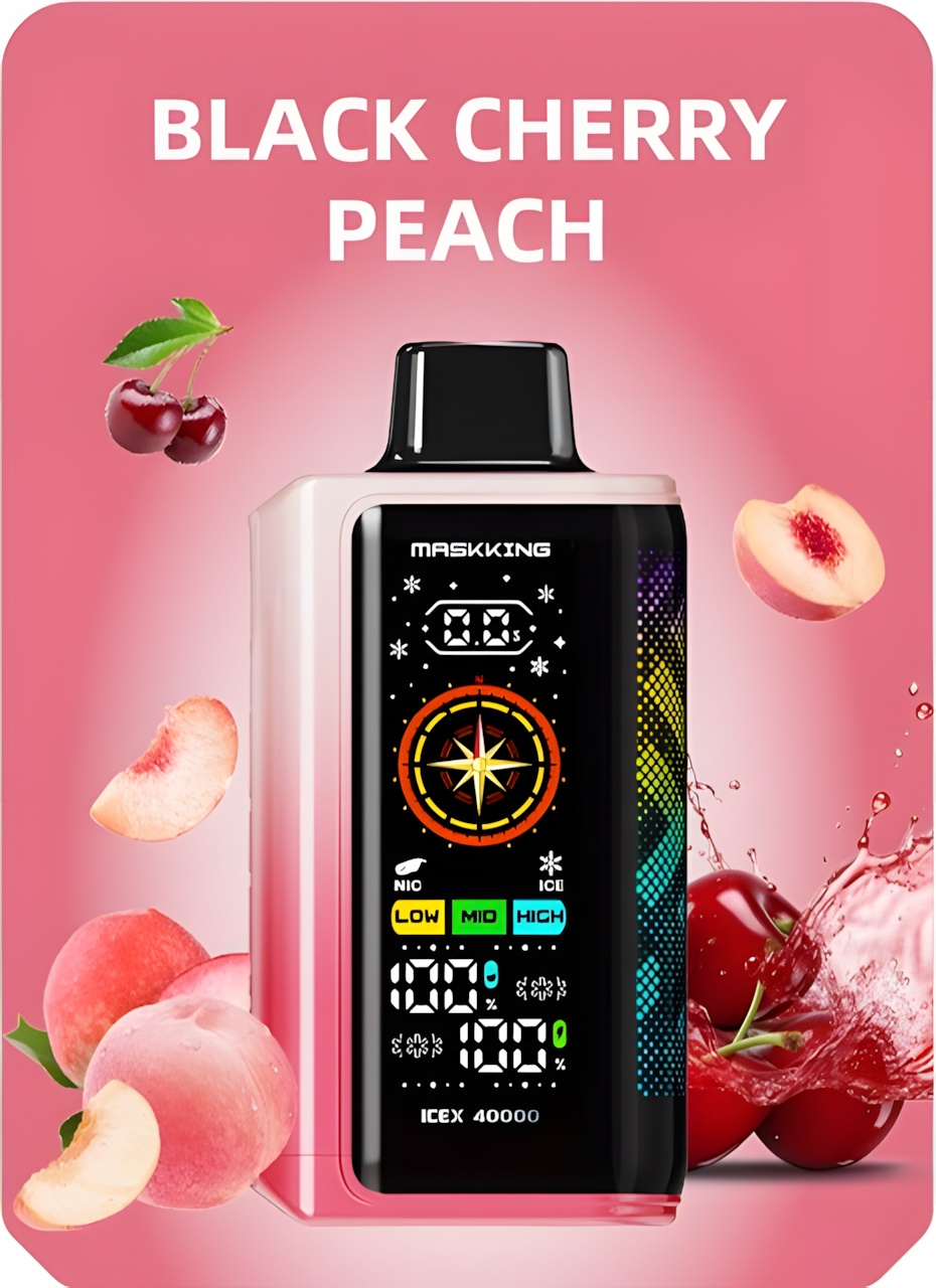 tryby wapowania Smooth Normal Boost, Maskking ICEX tryby mocy, ikony trybów e-papierosa, wizualizacja ustawień vape - Maskking ICEX 40000 Puffs: Regulacja Mocy i Smaku Black ...