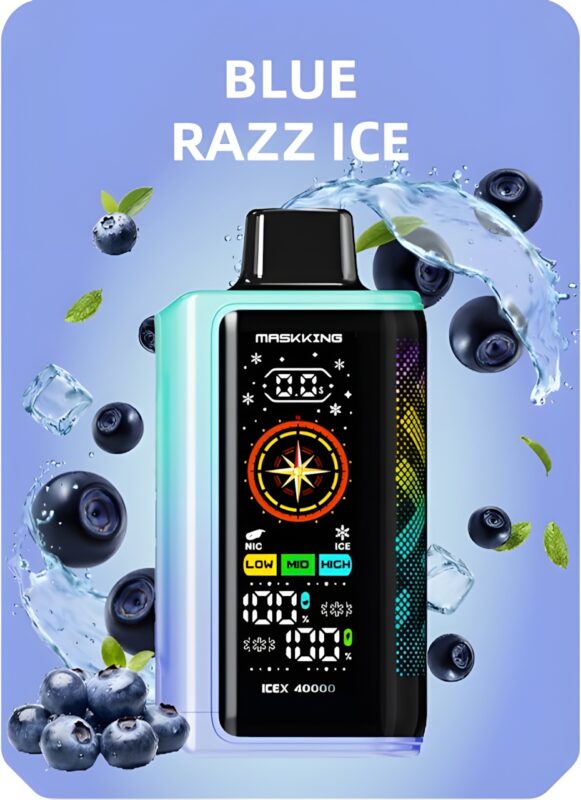Maskking ICEX 40000,vape jednorazowe,e-papieros z regulacją,największa jednorazówka,oszczędność vape
