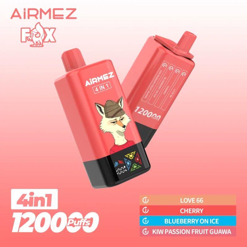 airmez fox 120k recenzja,airmez fox 4in1 vape,e-papieros jednorazowy 60ml,vape 120k puffs opinie,bezpieczny e-papieros,oszczędność na vape,jak przełączać smaki vape,największy e-papieros,vape z polski,płatność za pobraniem vape