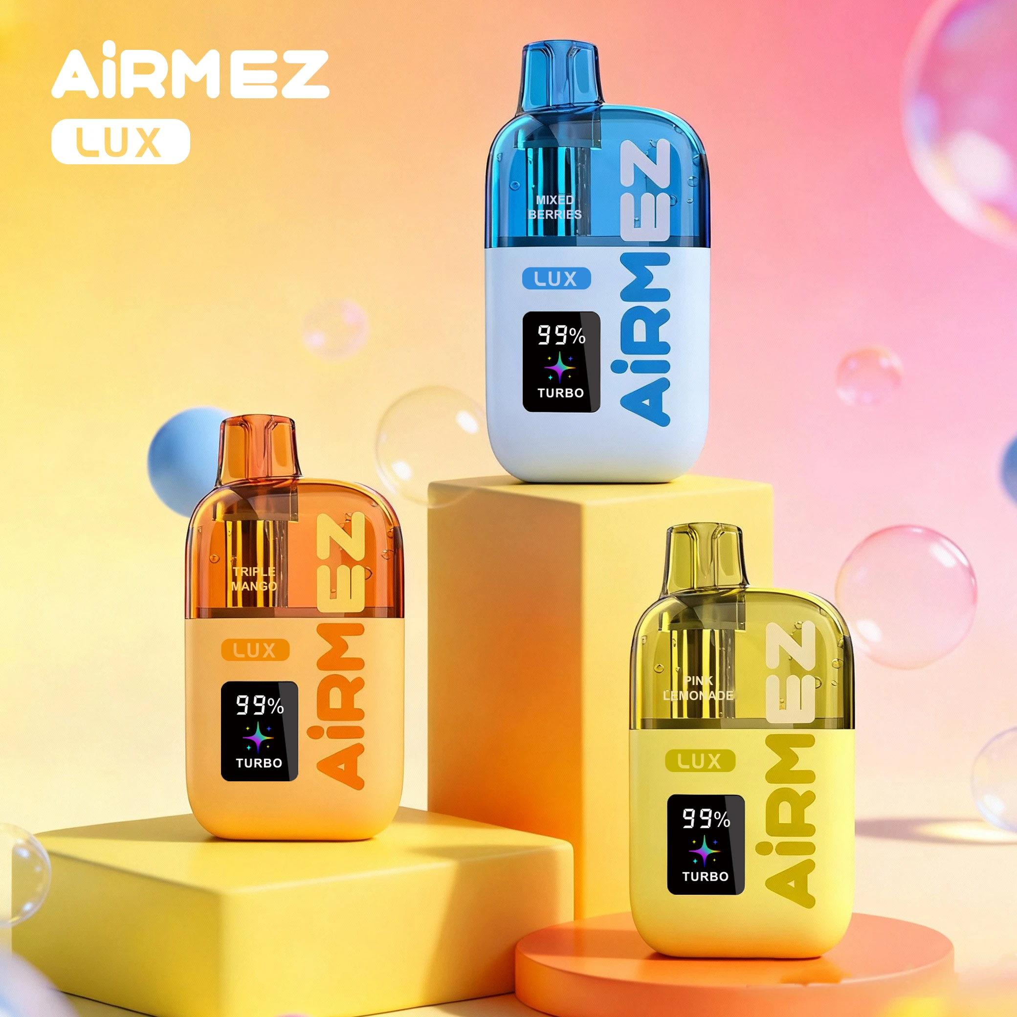 Airmez Fox 4in1 120000 Puffs, e-papieros jednorazowy, vape zaawansowany, 4w1 vape, długotrwały vape, urządzenie disposable Polska - Airmez Fox 4in1 120000 puffs Strawberry Raspberry/Strawberry ...