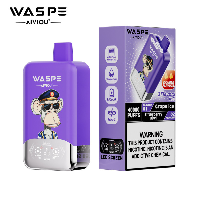 Fizzy Twins Dwusmakowe,vape 50000 puffs,jednorazowy e-papieros,dwa smaki vape,oszczędności vaping