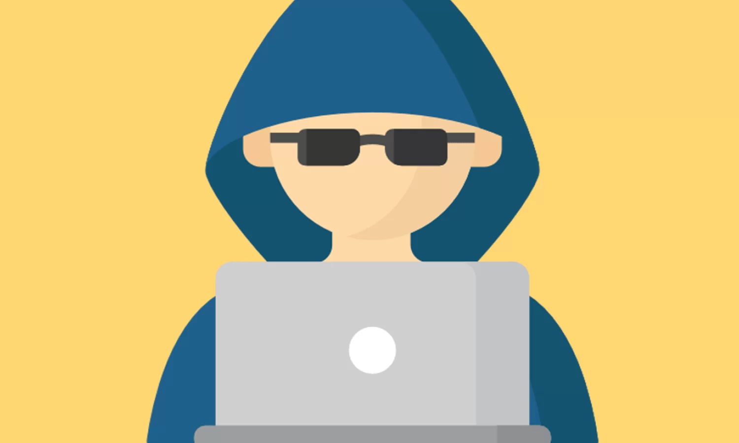 Osoba badająca lupą ekran komputera, na którym widnieje strona sklepu internetowego, symbolizująca cyfrową detektywistykę i ostrożność przy zakupach online.